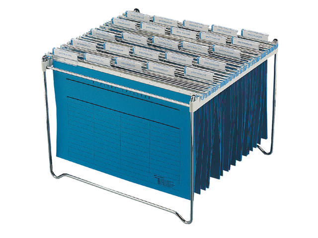 Hangmappenrek Durable 30 40 mappen chroom