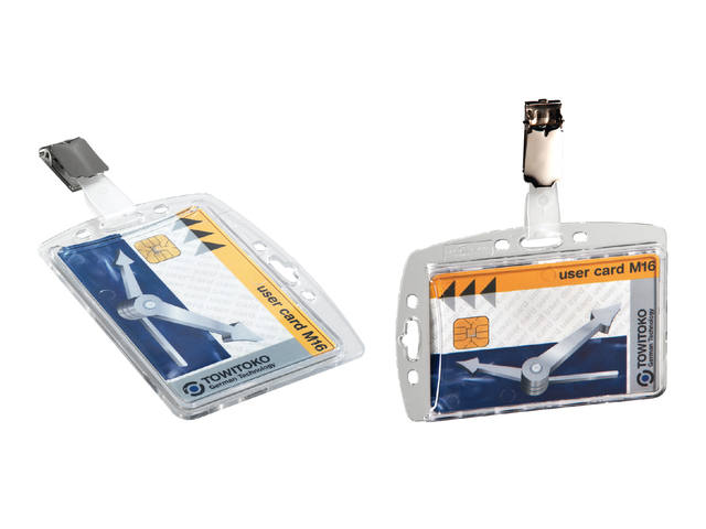 Veiligheidspashdr Durable 8005 dicht clip 54x85mm