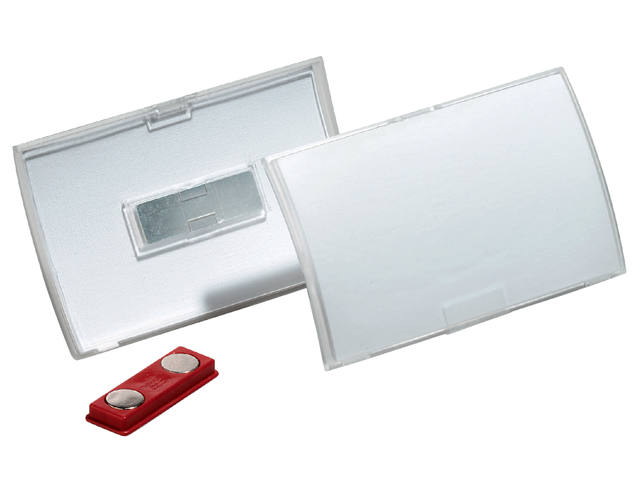 Badge Durable 8212 Click Fold met magneet 40x75mm
