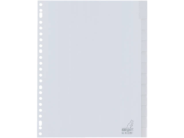 Tabblad Kangaro 23r G412FM 12dlg venster grijs PP