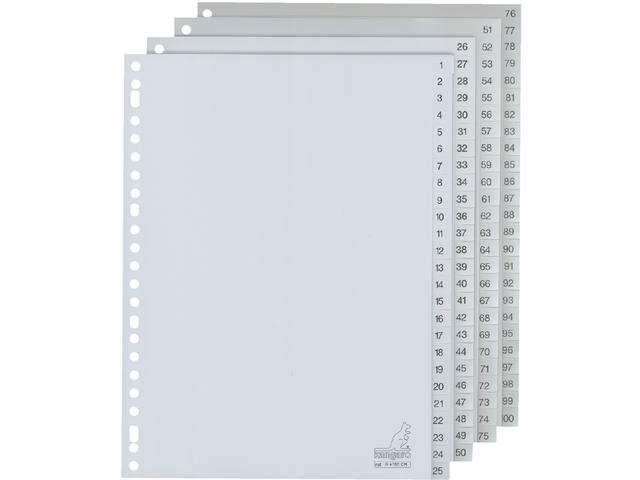 Tabblad  Kangaro 23r G4100CM 1 100 genummerd gr PP
