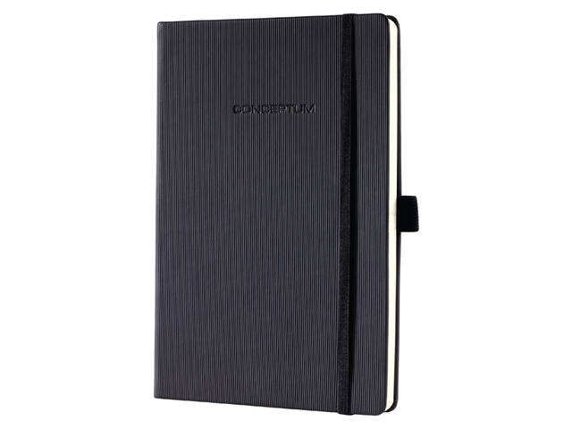 Notitieboek Sigel Conceptum A5 blanco zwart