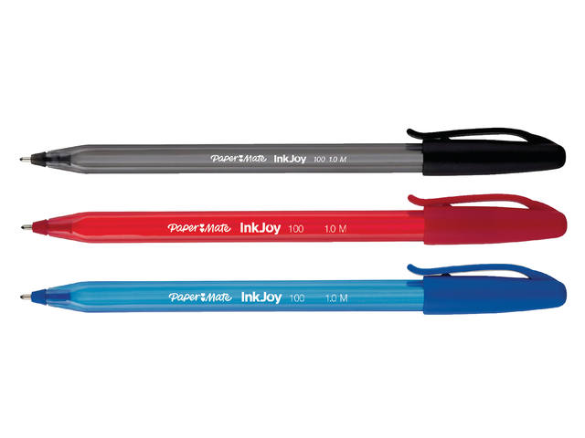 Balpen Papermate Inkjoy 100 M zwart