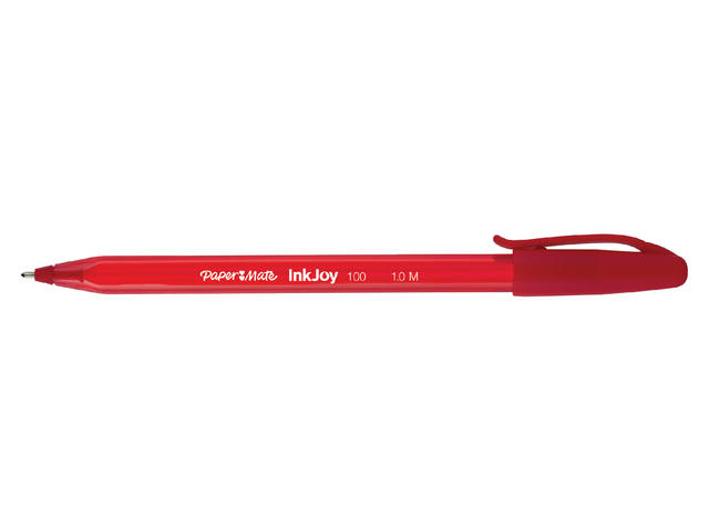Balpen Papermate Inkjoy 100 M rood