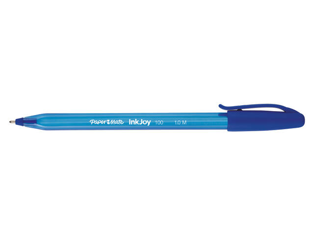 Balpen Papermate Inkjoy 100 M blauw