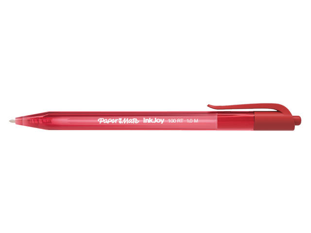 Balpen Papermate Inkjoy 100 RT M rood