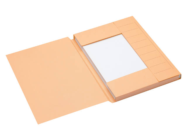 Dossiermap Secolor A4 3kl recy karton 250gr ch