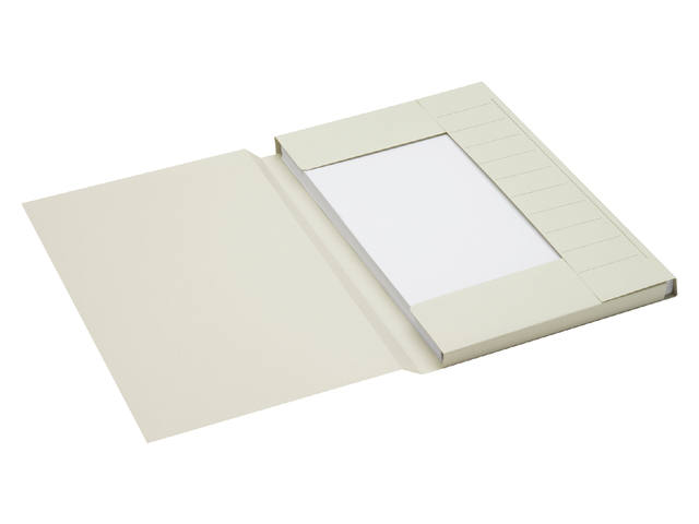 Dossiermap Secolor folio 3kl recy karton 250gr gs