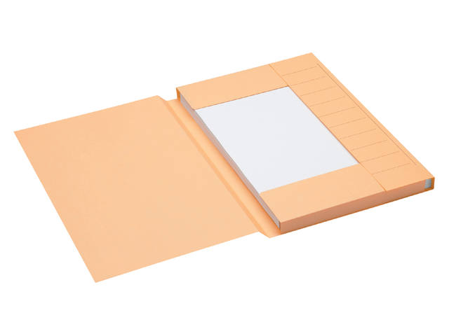 Dossiermap Secolor folio 3kl recy karton 250gr ch