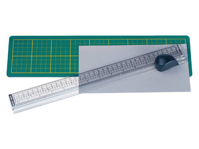 Snijliniaal Alco met mat 38x10cm