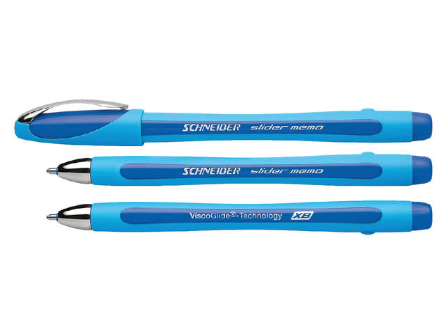 Balpen Schneider Memo XB blauw