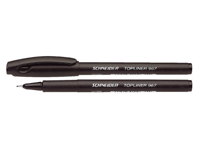 Fineliner Schneider 967 0.4mm zwart