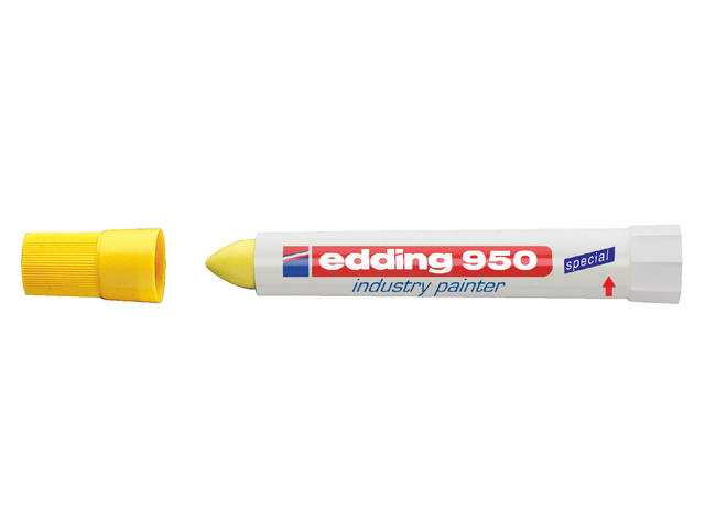 Viltstift edding 950 pasta rond 10mm geel