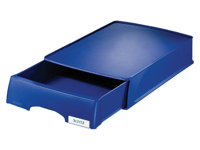 Brievenbak Leitz Plus met lade A4 maxi blauw