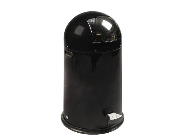 Afvalbak EKO Kickcan 33 liter mat zwart