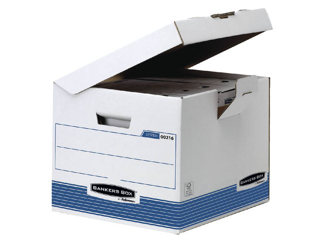 Archiefdoos Bankers box system flip top kubus