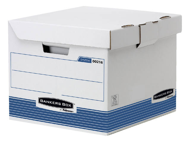 Archiefdoos Bankers box system flip top kubus