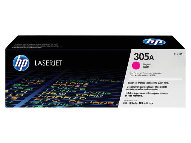 Tonercartridge HP CE413A 305A rood