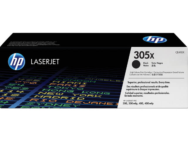 Tonercartridge HP CE410X 305X zwart