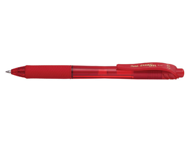 Gelschrijver Pentel BL107 Energel-X M rood