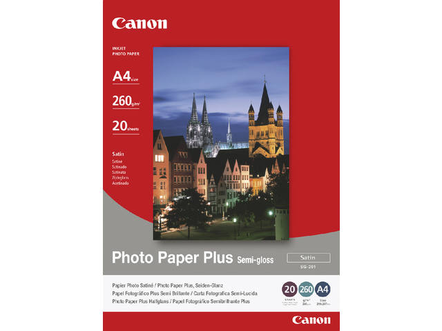Fotopapier Canon SG-201 A4 260gr semi glans
