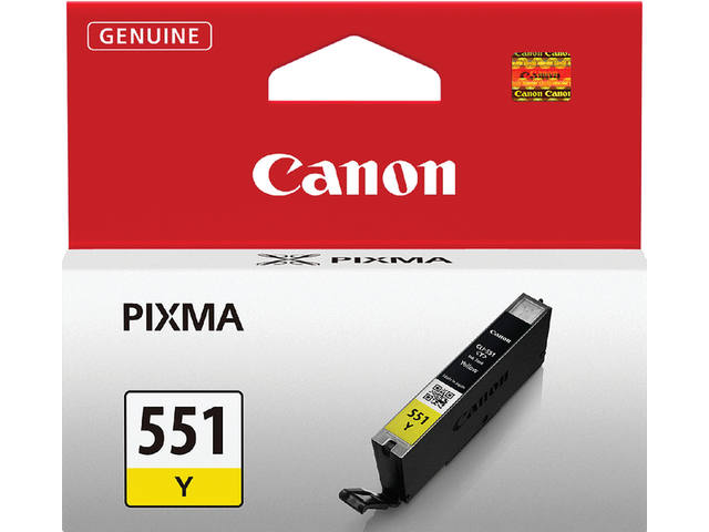 Inktcartridge Canon CLI-551 geel