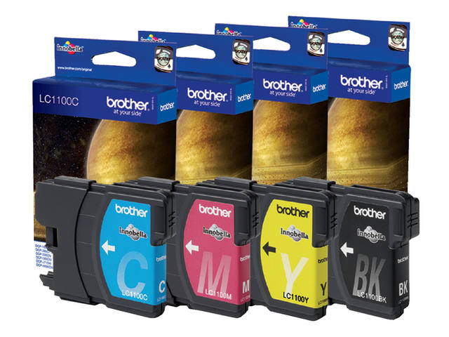 Inktcartridge Brother LC-1100C blauw