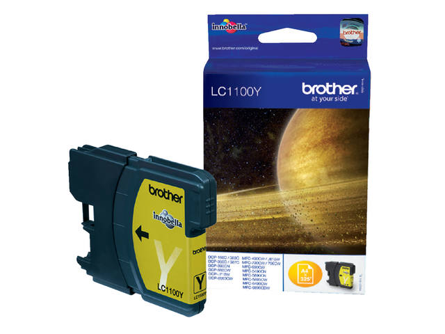 Inktcartridge Brother LC-1100Y geel