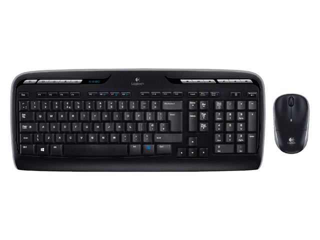 Toetsenbord Logitech MK330 Qwerty muis drl zwart