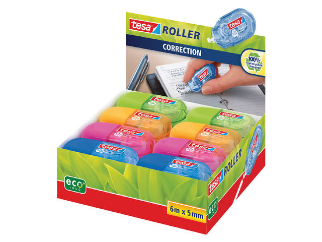 Correctietape tesa eco mini 5mmx6m doos a 16st
