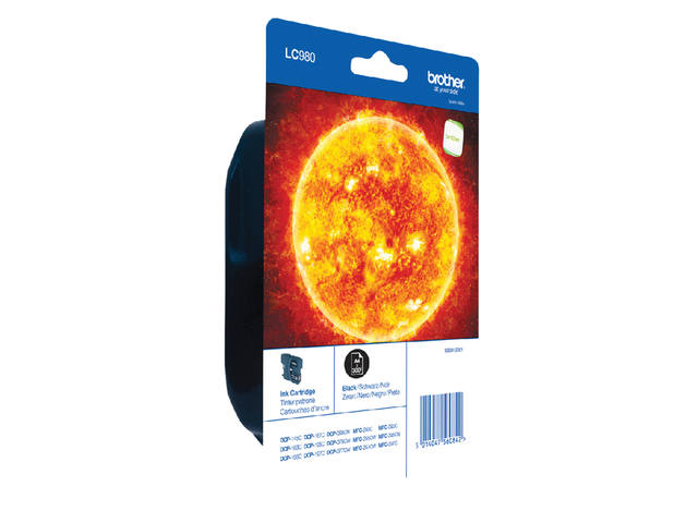 Inktcartridge Brother LC-980BKBP zwart