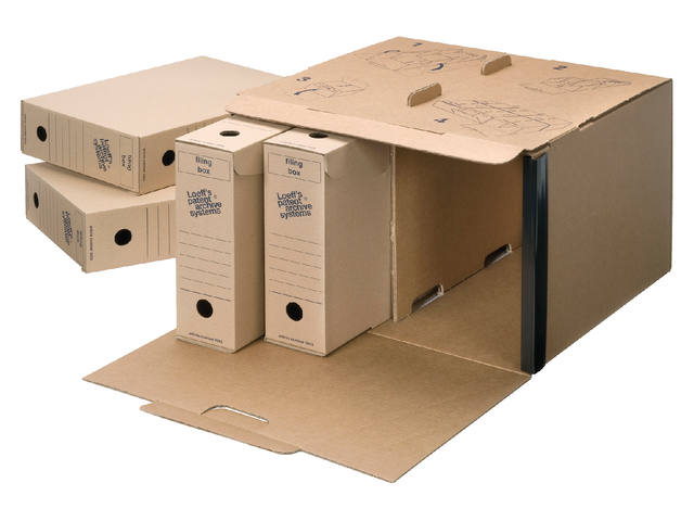 Archiefdoos Loeff filing box 3003 345x250x80mm krt