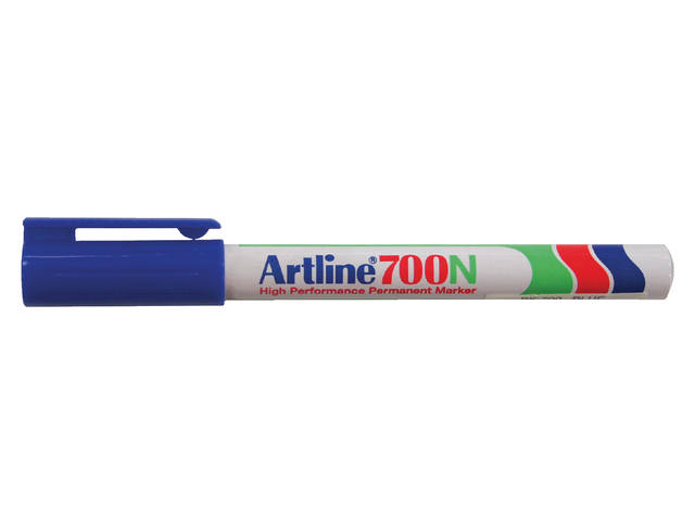 Viltstift Artline 700 rond 1mm blauw