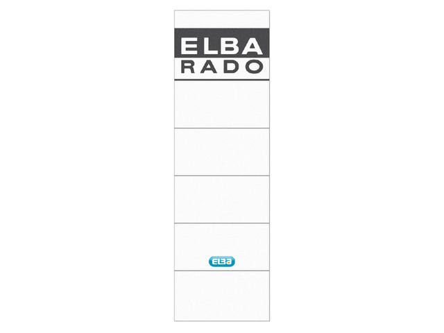 Rugetiket Elba breed 59x190mm zk wt gs 10st