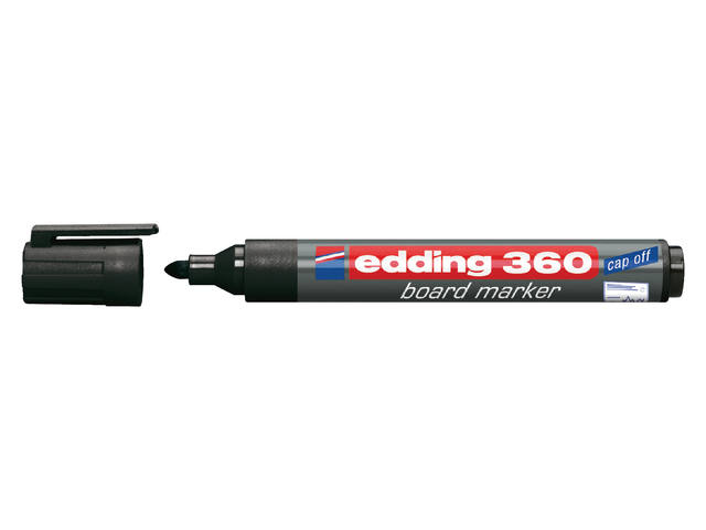 Whiteboardmarker edding 360 rond 1.5-3mm zwart