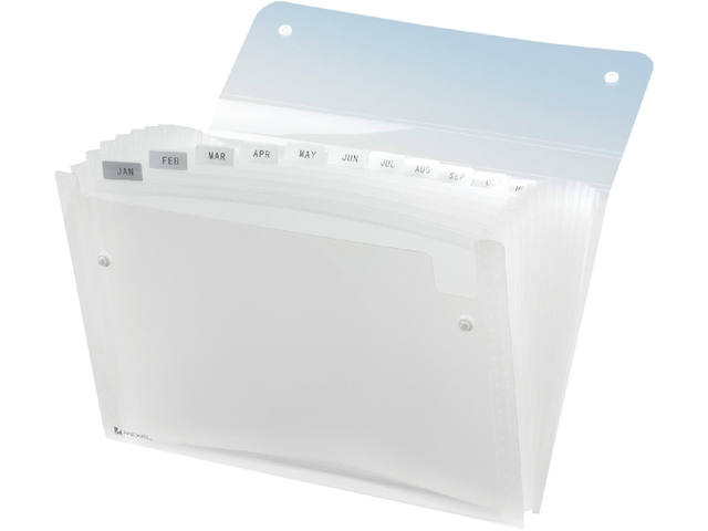 SORTEERMAP REXEL ICE 13TAB TRANSPARANT