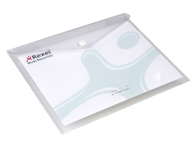 Enveloptas Rexel ice A5 transparant