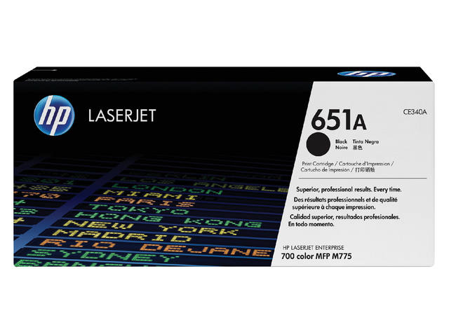 Tonercartridge HP CE340A 651A zwart
