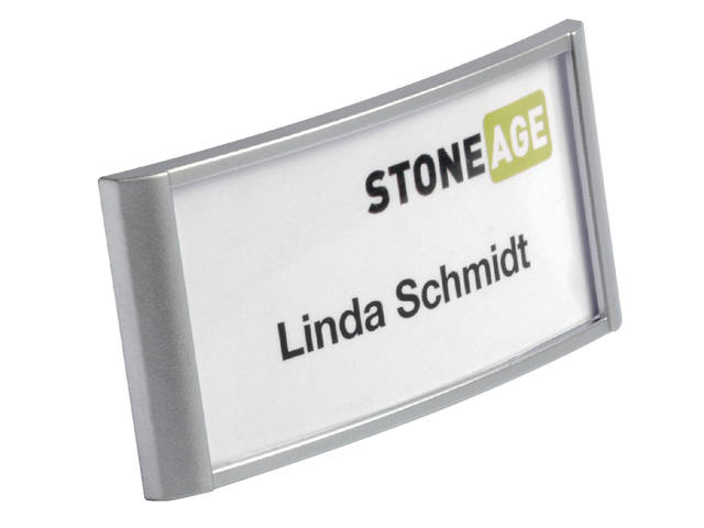 Badge Durable 8542 classic magneet 34x74mm zgs