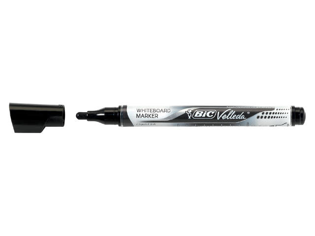Whiteboardmarker Bic liquid rond M zwart