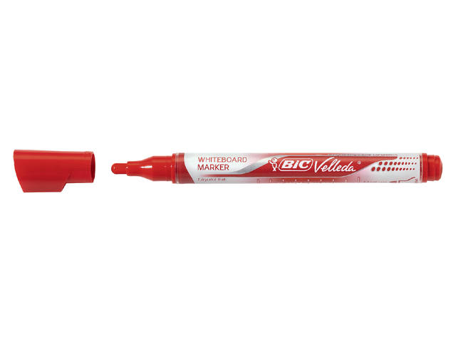 Whiteboardmarker Bic liquid rond M rood