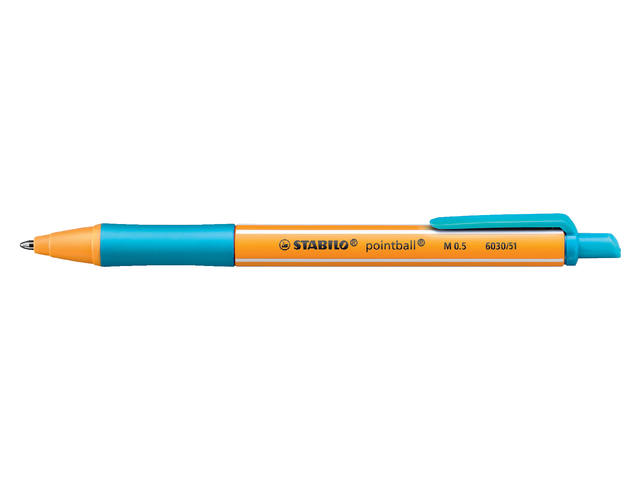 Balpen STABILO pointball 6030/51 M turquoise
