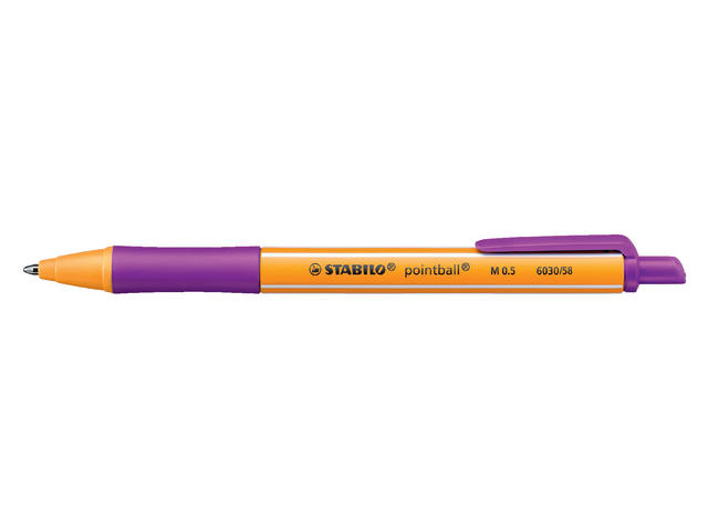 Balpen STABILO pointball 6030/58 M lila
