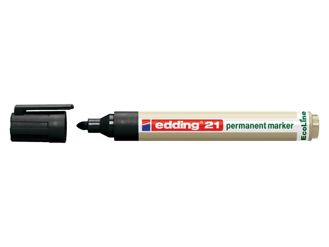 Viltstift edding 21 Eco rond 1.5-3mm zwart