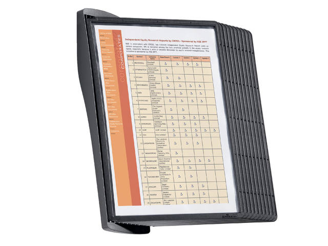 Wandstandaard Durable 5854 Sherpa Style 10tas zw