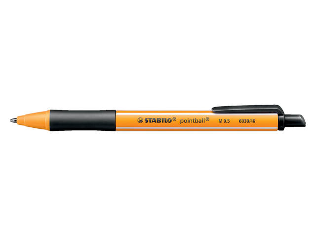 Balpen STABILO pointball 6030/46 M zwart