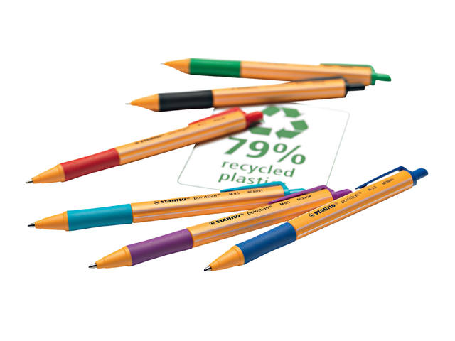 Balpen STABILO pointball 6030/36 M groen