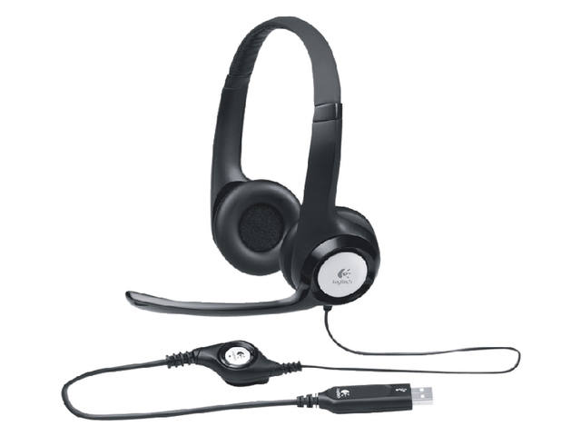 Headset Logitech H390 USB zwart
