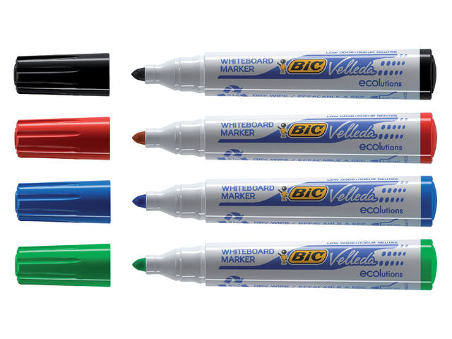 Whiteboardmarker Bic 1701 rond L assorti