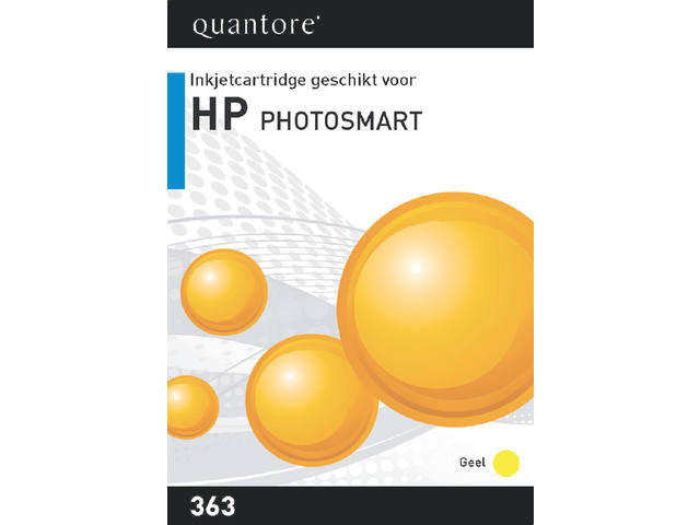 Inktcartridge Quantore Hp 363 C8773ee geel
